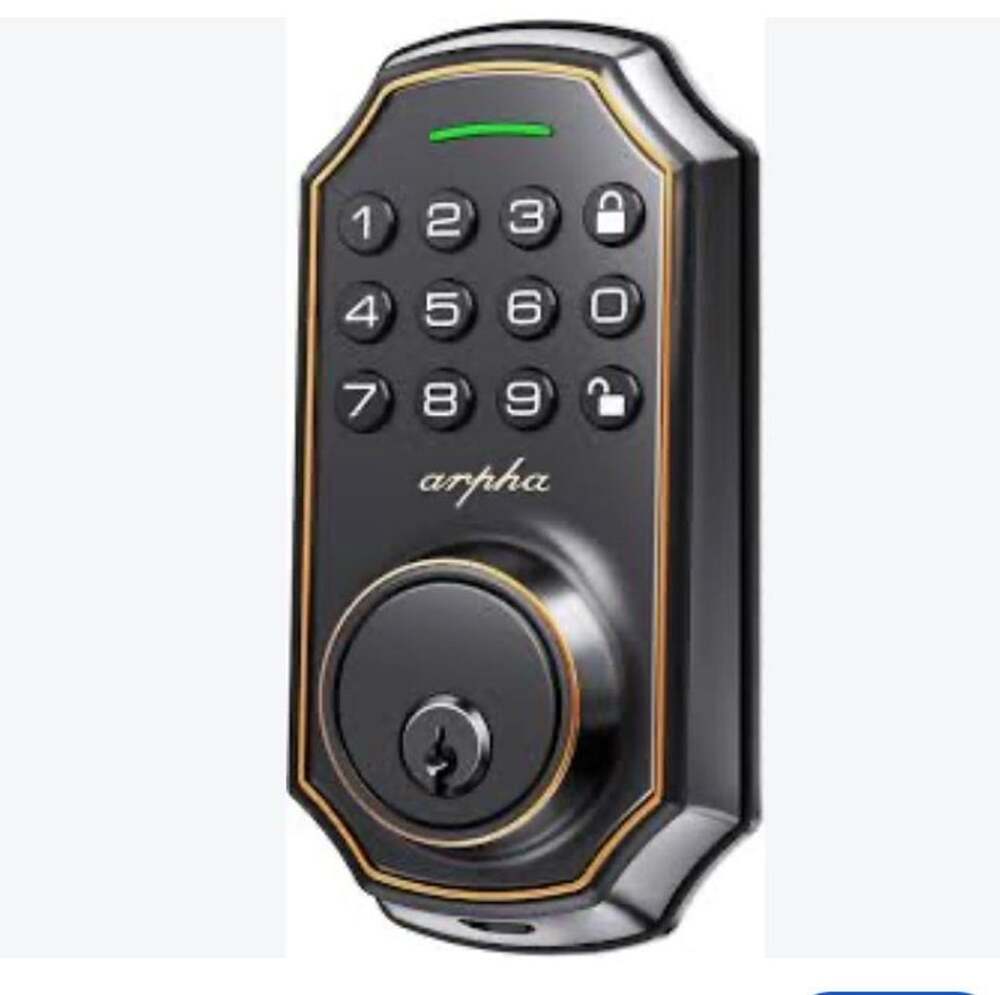 ARPHA Keyless Entry Door Lock D180, Smart Deadbolt with Keypad | Sealed